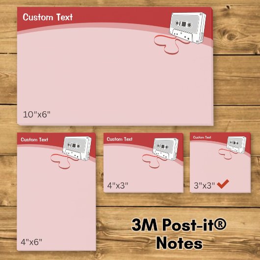 Audiocassette Post-it® Notes