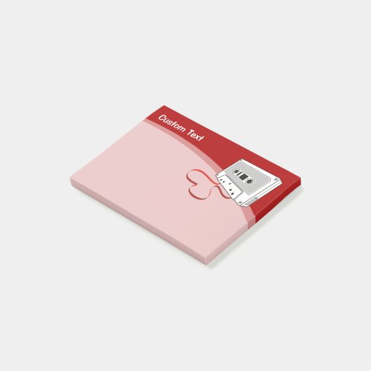 Audiocassette Post-it® Notes (Schuin)