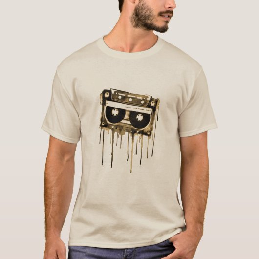  audiocassette t-shirt (Voorkant)