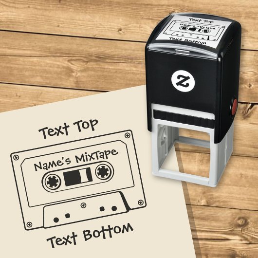 Audiocassetteband Zelfinktende Stempel