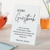 Audiogastenboek | Telefoonbericht Gastenboekteken Reclamebord Met Voetstuk (Insitu)