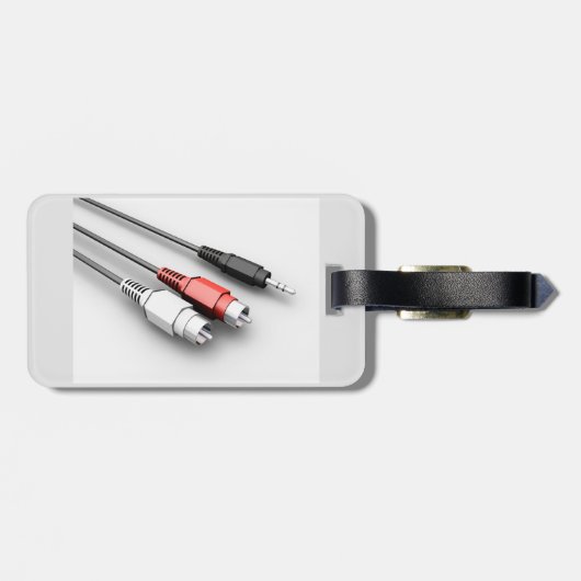 Audiokabels Tech Bagagelabel (Achterkant horizontaal)
