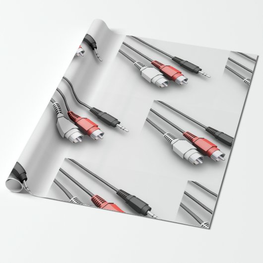Audiokabels  Tech Cadeaupapier (Uitgerold)
