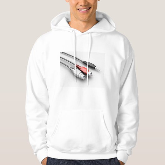 Audiokabels  Tech Hoodie (Voorkant)
