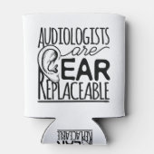 Audiologen kunnen gemakkelijk vervangen worden blikjeskoeler (Achterkant)