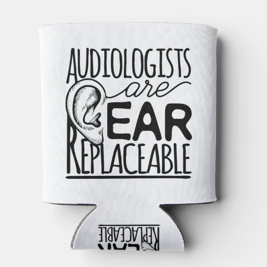 Audiologen kunnen gemakkelijk vervangen worden blikjeskoeler (Achterkant)