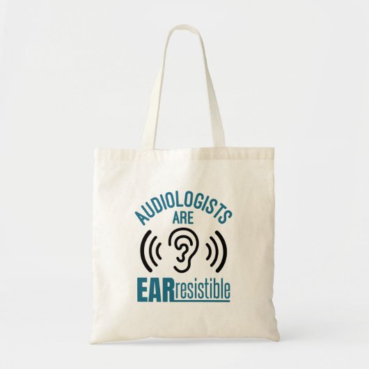 Audiologen zijn een oerbestendige Funny Audiology Tote Bag (Voorkant)