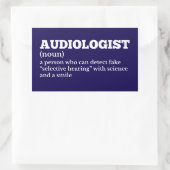 Audiologie Definitie Humor Sticker (Tas)