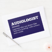 Audiologie Definitie Humor Sticker (Envelop)