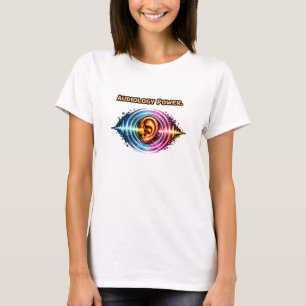 Audiologie Kracht: Hoorzorg Advocaat Design T-shirt
