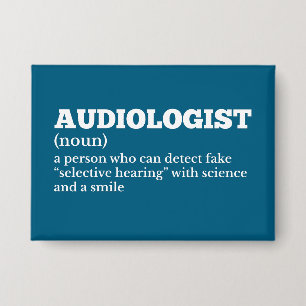 Audiologie Student Grappige Definitie Button