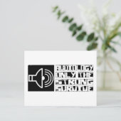 Audiologie Survive Briefkaart (Staand voorkant)