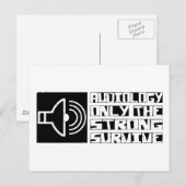 Audiologie Survive Briefkaart (Voorkant / Achterkant)