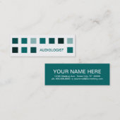 AUDIOLOGIST (moskee-vierkanten) Mini Visitekaartje (Voorkant / Achterkant)