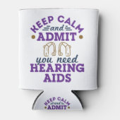 Audioloog Audiologie Funding wil hulp bij horen Blikjeskoeler (Voorkant)