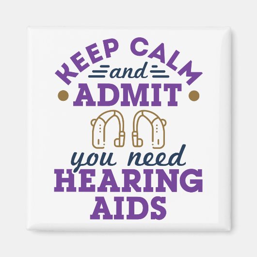 Audioloog Audiologie Funding wil hulp bij horen Magneet (Voorkant)