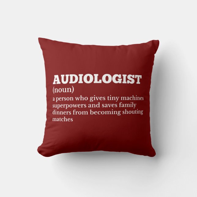 Audioloog Definitie Kussen (Voorkant)