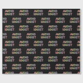 Audioloog Doctor in de Audiologie Afstuderen Gift Cadeaupapier (Vlak)