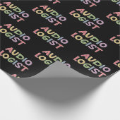 Audioloog Doctor in de Audiologie Afstuderen Gift Cadeaupapier (Hoek)