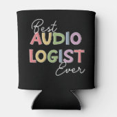 Audioloog Doctor in de Audiologie Afstuderen Gifts Blikjeskoeler (Achterkant)