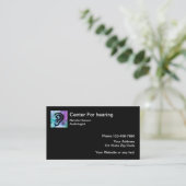 Audioloog Hearing Clinic Afspraakkaarten Visitekaartje (Staand voorkant)