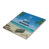 Audioloog in ruste tegeltje (Zijkant)