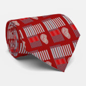 Audioloog Oar Design Mannen Stropdas (Opgerold)