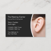 Audioloog Oorarts Afspraak Visitekaartjes (Voorkant)