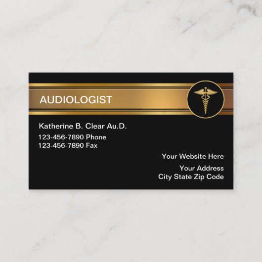 Audioloog Visitekaartjes (Voorkant)