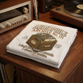 Audiophile Archief No. 01 Vinyl T-shirt