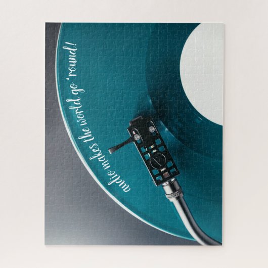 Audiophile Vinyl Album Lover Platenspeler Legpuzzel (Verticaal)