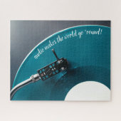 Audiophile Vinyl Album Lover Platenspeler Legpuzzel (Horizontaal)