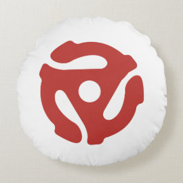 Audiopolide rondreis van een recordadapter van 45 rond kussen