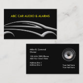 Audiosystemen voor motorvoertuigen visitekaartje (Voorkant / Achterkant)