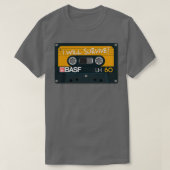  audiotape BASF I zal overleven T-shirt (Design voorkant)