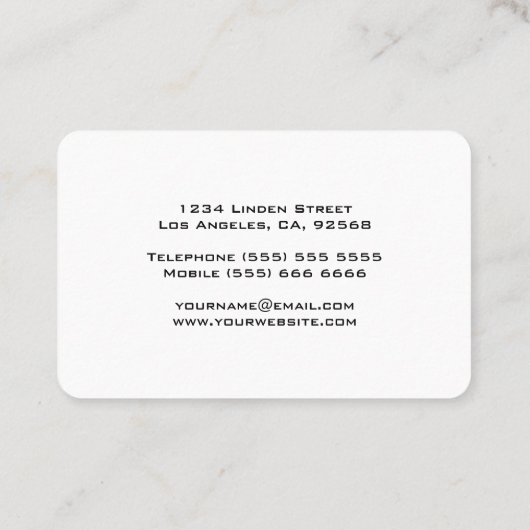 Audiotape Cassette DJ Visitekaartje (Achterkant)