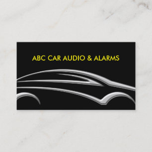 Audiotoestellen voor auto's visitekaartje