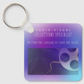 Audiovisuele en multimedia Collecties specialist Sleutelhanger (Voorkant)