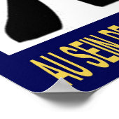 "Audisten hebben geen kans in onze buurt" in het F Poster (Hoek)