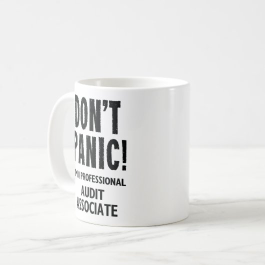 Audit Associate Fun Koffie Mok Gift (Voorkant links)