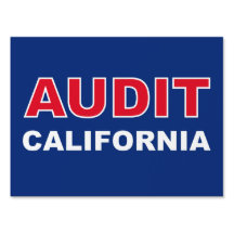 Audit California Sign