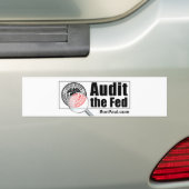 Audit van de Fed-Bumpersticker Bumpersticker (Op auto)