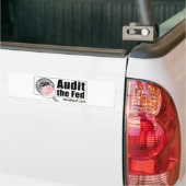 Audit van de Fed-Bumpersticker Bumpersticker (Op Truck)