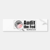 Audit van de Fed-Bumpersticker Bumpersticker (Voorkant)