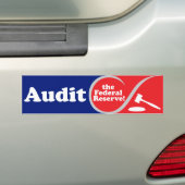 Audit van de FED-Bumpersticker Bumpersticker (Op auto)