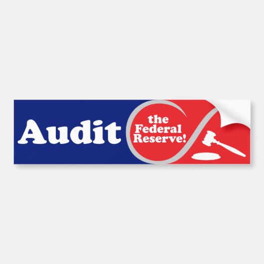 Audit van de FED-Bumpersticker Bumpersticker (Voorkant)