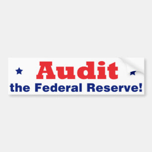 Audit van de FED-Bumpersticker Bumpersticker