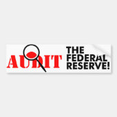 Audit van de FED-Bumpersticker Bumpersticker (Voorkant)