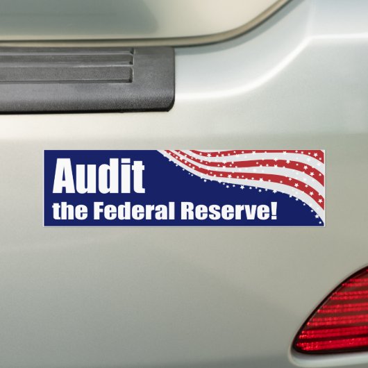 Audit van de FED-Bumpersticker Bumpersticker (Op auto)