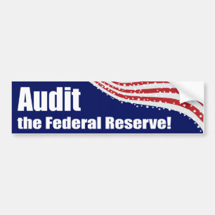 Audit van de FED-Bumpersticker Bumpersticker